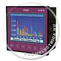 Анализатор параметров трехфазной сети щитовой с регистрацией Omix P1414-MA-3R