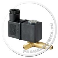 Клапан соленоидный миниатюрный нормально закрытый прямого действия с поршнем, для пара AR-5524(A)-03, AR-552403