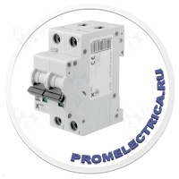 EATON ELECTRIC CLS6-C16/2 - Overcurrent breaker 230VAC Inom:16A Poles no:2 Mounting: DIN