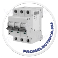 EATON ELECTRIC CLS6-C63/3 - Overcurrent breaker 400VAC Inom:63A Poles no:3 Mounting: DIN