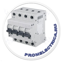 EATON ELECTRIC CLS6-D2/4 - Overcurrent breaker 400VAC 2A Poles no:4 Mounting: DIN IP20