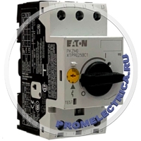 PKZM0-16 Автоматический выключатель с защитой двигателя 075 кВатт, 1-16 Ампер, 220690 Вольт, EATON ELECTRIC