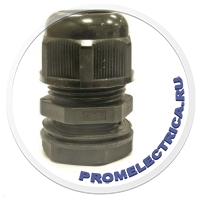 M(G)25 (13-18) Пластиковый кабельный ввод, черного цвета, гермоввод, вводной сальник