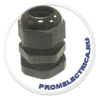 PG25 (15-20) Пластиковый кабельный ввод,черного цвета, гермоввод, вводной сальник