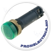 SCHNEIDER ELECTRIC XVLA333 - Индикатлампа: светодиод плоский зеленый 24ВDC dотв:
