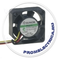 SUNON MC25101V1-000U-G99 - Вентилятор: DC 12ВDC 25x25x10мм 5,95м3/ч 23дБА Vapo 690мВт