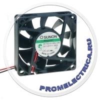 SUNON ME70201V1-000U-A99 - Вентилятор: DC 12ВDC 70x70x20мм 49м3/ч 33дБА Vapo 1,56Вт