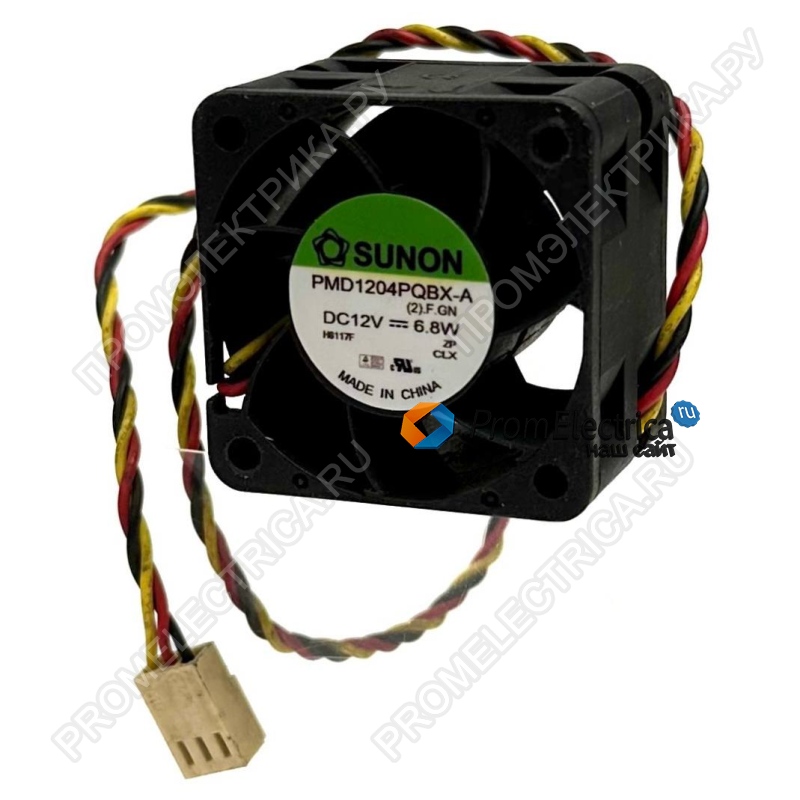 PMD1204PQBX-A SUNON PMD1204PQBX-A(2)GN - Вентилятор: DC 12ВDC 40x40x28мм 39,92м3/ч 51,5дБА шариковый