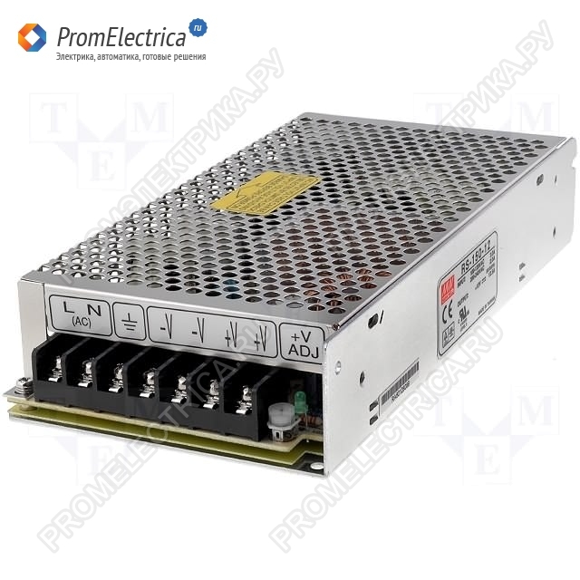 Купить MEAN WELL RS-150-12 - Блок питания: импульсный 150Вт 12ВDC 12,5А ...