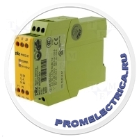 PILZ 774059 - Реле безопасности 24ВDC 24ВAC Контакты: NO x2 Входы:1 IP40