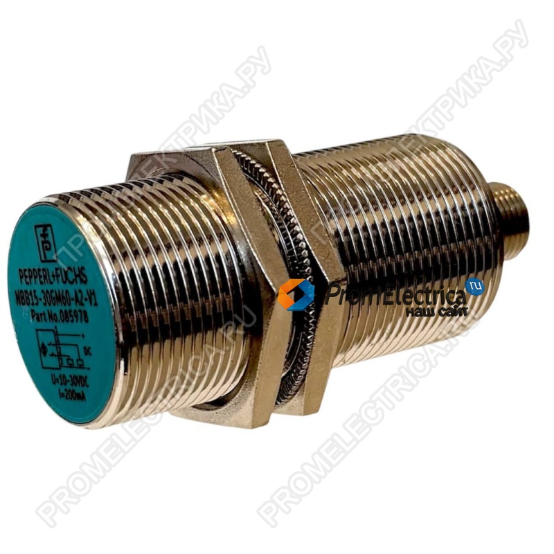 PEPPERL+FUCHS NBB15-30GM60-A2-V1 - Датчик: индуктивный Конфиг. выхода: PNP / NO + NC 10