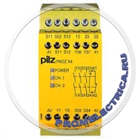 PILZ 774730 - Реле безопасности 24ВDC Контакты: NC + NO x3 Выходы:4