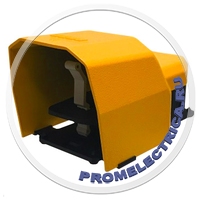 PDKS11GX20T Переключатель-педаль, Оранжевый алюминий, сдвоенная, контакт 2NO +2NC
