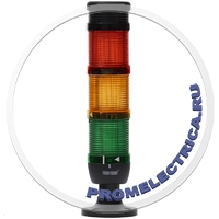 IK73F024ZM01 Сигнальная колонна с зуммером 70 мм Красная, желтая, зелёная, 24 вольта, стробоскоп
