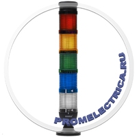 IK75F024ZM01 Сигнальная колонна с зуммером 70 мм Красная, желтая, зелёная, синяя, белая, 24 вольта, стробоскоп