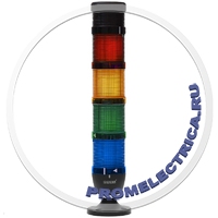 IK54F024ZM03 Сигнальная колонна с зуммером 50 мм Красная, желтая, зелёная, синяя, 24 вольта, стробоскоп