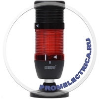 IK51L024ZM03 Сигнальная колонна с зуммером 50 мм Красная 24 вольта, светодиод  LED