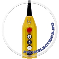 PV5E30B42 Крановые пульты управления, 5 кнопок, 1 и 2 скорости, желто-чёрный