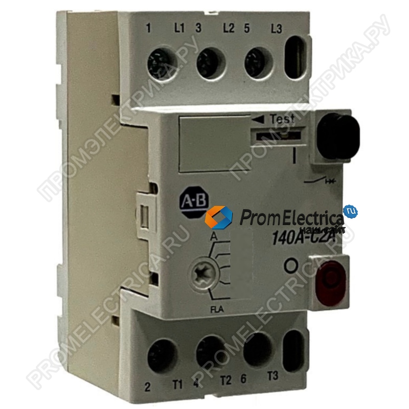 140A-C2A-B10 Автомат защиты двигателя 1.0...1.6A Allen Bradley