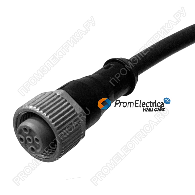 CID4-7T Разъёмы М12х1, 4 pin, для барьеров безопасности, на излучатель, кабель 7 м, с одним прямым разъёмом Autonics