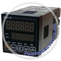 CT6S-1P4T (220 VAC) Цифровой счётчик-таймер, 48х48мм, 2 индикатора по 6 разрядов, сброс, 1 выход, 100-240VAC Autonics