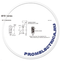 BYD3M-TDT Фотодатчик пересечения луча, NС, NPN, до 3м, 12-24VDC - Autonics