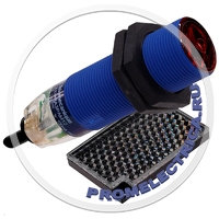 XUBTAPSNL2 Рефлекторный датчик на прозрачные объекты до 1,4м, PNP NO, 2м, 1000Hz, IP67 Schneider Electric