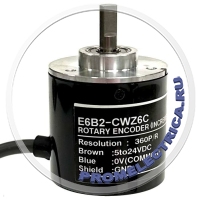 E6B2-CWZ6C 360P/R 2M Инкрементальный энкодер 360 имп./об., 5-24 VDC, 3-фазный, NPN output, кабель 2м OMRON