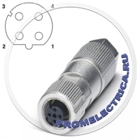 A-coded M12 sensor plugs for automation technology