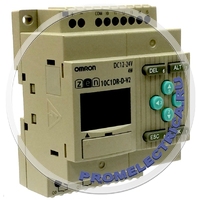 ZEN-10C1DR-D-V2 Контр ZEN пит 24В релейн 6вх/4 вых, LCD дисплей +часы+календарь Omron