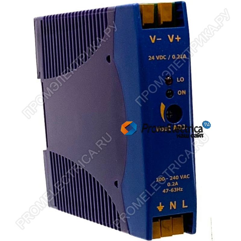 DRA05-24 AC-DC Истоник питания, AC-DC Din, 5Вт, выход 12В/0.42A CHINFA