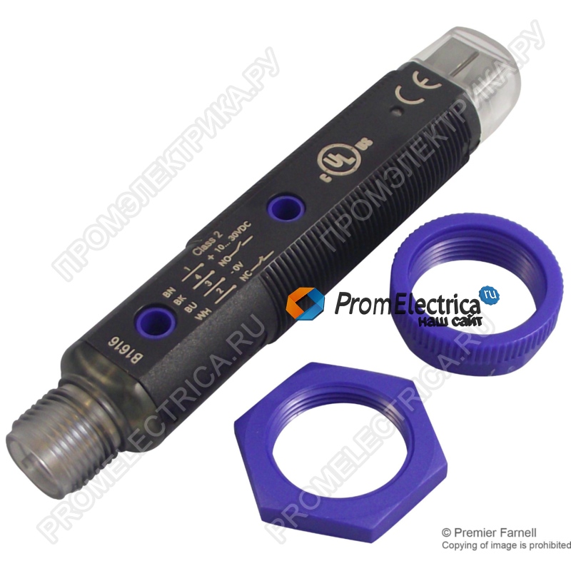 S50-PH-5-B01-PP Фотоэлектрический датчик, S50 серия, трубчатый, оптоэлектронный, 700мм, PNP, 10В до 30В