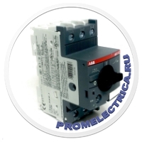 MS132-0.63 Автоматический выключатель с регул.тепл.защит.0.4A-0.63А,класс тепл.расц.10