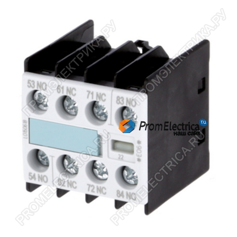 3RH1911-1FA22 Вспомогательные контакты; Размер: S00; Монтаж: фронтальный; Siemens