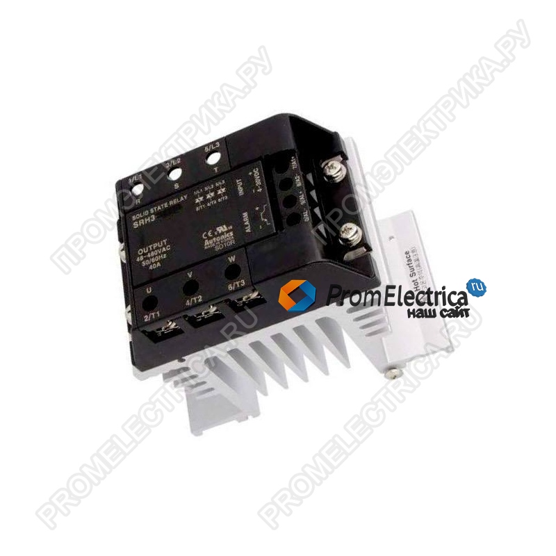 SRH3-1450 A5850000184 Твердотельное реле, со встроенным радиатором, трехфазное 4-30VDC, 48-480VAC, 50A(ZC)