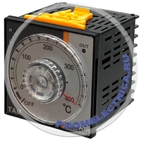 TAM-B4RK1F Температурный контроллер, DIN 72х72 мм, аналоговый, ПИД регулирование, релейный выход, термопара типа К, 32-212 F, 100-240 В~ 1
