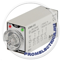 ATM4-51S Таймер, аналоговый, 4 конт., 220В~ 50/60 Hz, 1 сек. 200-230VAC