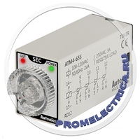 ATM4-65S Таймер, аналоговый, 4 конт., 110В~ 50/60 Hz, 5 сек. 100-120VAC