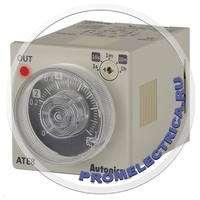 ATE8-410S Аналоговый таймер задержки включения с круговой шкалой 100-240VAC/24-240VDC