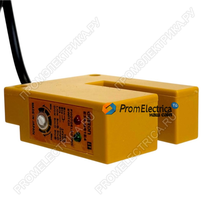 E3S-GS1E4 Фотоэлектрический датчик щелевой дистанция 10мм, NPN, 12-24DC Omron