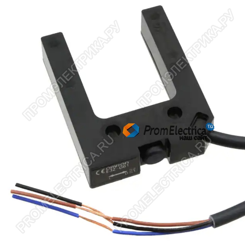 E3Z-G61-2M Фотодатчик NPN для позиционир дист 25mm (подкова) с каб 2м Omron