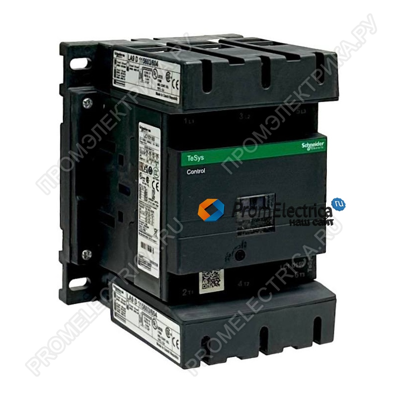 LC1D150P7 Контактор 3 пол.,150 A,НО+НЗ,230V 50/60 ГЦ,зажим под винт