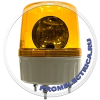 AVG-20-Y(220VAC) Сигнальный проблесковый маячок желтого цвета диаметр 135 мм, 220 Вольт, Autonics