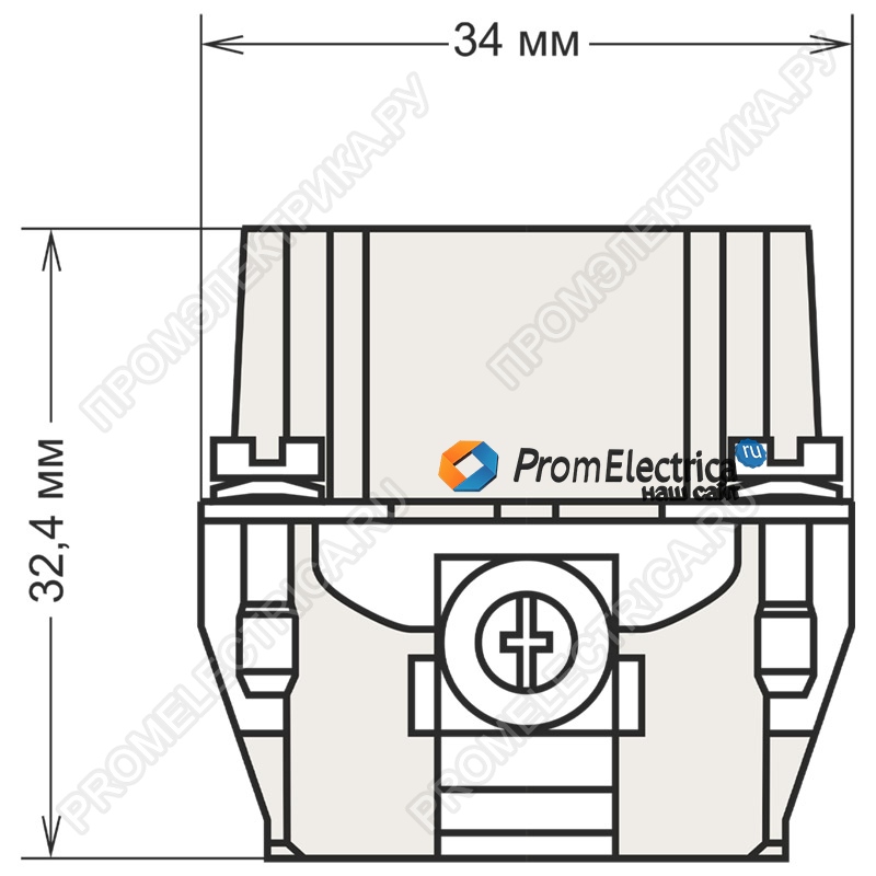Купить РСГ-10-16-Р-Ш Разъем / вставка / "папа" / штекер, 10 Pin, винт ...