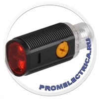 BRQP1M-DDTB-C фотоэлектрический датчик, цилиндрическое исполнение, Ø18 мм, материал корпуса-пластик, переднее обнаружение, дистанция обнаружения - 1 метр., тип - диффузный, питание 10-30 В по