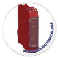 XPSMCMER0002 Модульный защитный контроллер, 1 вход для блокировки запуска/перезапуска, Schneider Electric