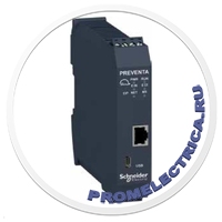 XPSMCMCO0000EI Модульный защитный контроллер, Ethernet IP, 1 x RJ 45 (вход/выход)  Schneider Electric