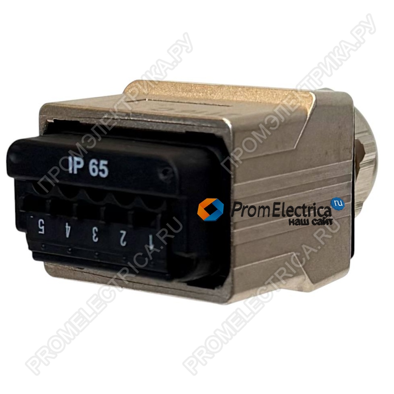 09354310401 Соединитель, подключение пружинным контактом с зажимом, 16 A, 5PIN, PushPull, металл, IP65, IP67