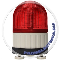 SL100B3M-220-R Красный проблесковый маячок на магните 220 Вольт + сирена 80 дБ