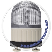 SL100B3M-024-W Белый проблесковый маячок на магните 24 Вольт + сирена 80 дБ
